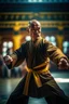 Placeholder: the holy posture of the kung fu master in temple,shot on Hasselblad h6d-400c, zeiss prime lens, bokeh like f/0.8, tilt-shift lens 8k, high detail, smooth render, down-light, unreal engine, prize winning