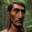 Placeholder: handsome Brazilian indian spirit protector of the forests