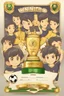 Placeholder: make a winner diploma of the football cup with the name Milo Cup