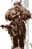 Placeholder: Girl Archer concept art, full body, sketch, coll style, bow