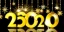 Placeholder: Happy New Year 2023 - golden numbers in holiday night