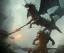 Placeholder: Midjourney style, casey Neistat riding a dragon, photorealistic, by phil Tippett