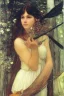 Placeholder: Cat is face of boreas. John William Waterhouse