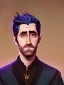 Placeholder: Portrait of a 30 year old strange gay wizard like Jake Gyllenhaal