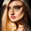 Placeholder: masterpiece, best quality, woman, sparkling eyes, fluorescent skin, blond flutter hair, highly detailed body, sun light, 4K, RAW, depth of field, high contrast, realistic details, 24mm