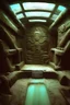 Placeholder: a look from the inside of an ancient maya submarine, hyper realism, photo realism, realistic lighting, realistic color grading