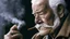 Placeholder: Old man smoking
