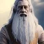 Placeholder: White Sculpture gandalf full body, greek sculpture style, full body, fresco background, hyper realistic, 8k,