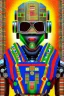 Placeholder: robot portrait in Kente, cinematic, ghana flag, african pattern symbols, engraved, 8k quality