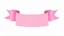 Placeholder: ribbon graphic element with added rough canvas texture