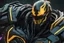 Placeholder: Venom Machine in 8k anime cgi artstyle, orisa them, neon effect, close picture, rain, apocalypse, intricate details, highly detailed, high details, detailed portrait, masterpiece,ultra detailed, ultra quality