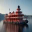 Placeholder: Sternwheeler steamboat