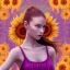 Placeholder: girl sunflower dancing