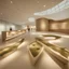 Placeholder: Museum design with “interactive exhibition halls”, natural lighting, modern style, earthy colours