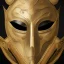 Placeholder: Mystery leather mask in mask, dramatique, art background, dramatic lighting, volumetric lighting, hyperrealisme, 8k, high quality, lot of details, fit within portrait