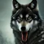 Placeholder: Black Wolf, huge, red eyes, 8K, cinematic lighting, sharp focus, masterpiece, expert