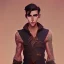 Placeholder: beautiful fantasy ethnic clothing, friendly skinny male with lean muscles, strong jawline, full big lips, short hair, happy slight cute smile,