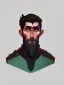 Placeholder: Portrait of a 30 year old strange wizard