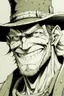 Placeholder: Portrait of Crocodile, from One Piece manga
