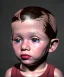 Placeholder: Pablo picasso toddler, full body, dramatic lighting, hyper realistic