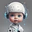 Placeholder: smart baby ai who is gonna take over the world. cartoon. profile picture