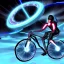 Placeholder: tron bicycle fight