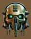 Placeholder: photorealistic, military cybernetics, weapons test, military colors, browns, beige, green, rust