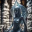 Placeholder: giger escher illithid angel witch sculpture in transparent murano glass in front of stone wall,bokeh like f/0.8, tilt-shift lens 8k, high detail, smooth render, down-light, unreal engine,bokeh like f/0.8, tilt-shift lens 8k, high detail, smooth render, down-light, unreal engine