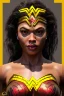 Placeholder: wonder woman in Kente costume, cinematic, ghana colours, african pattern, engraved, high detail