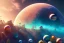 Placeholder: planets crashing, Impressionism, vibrant colors, octane render, insane detail, 8k, high quality, intricate