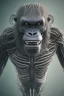 Placeholder: running ape alien, full body, evil, 8k, with hairs, finely detailed, photo realistic, HR Giger style