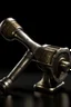 Placeholder: Hammer, Steampunk, Tool, Simple, Elegant, High Detail, Shiny, Brushed Metal, Wide Shot