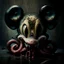 Placeholder: squid mickey mouse hybrid, photorealism, horror, evil, hungry, rotted, high resolution,