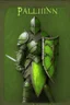 Placeholder: paladin holy light olive green dark medieval