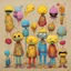 Placeholder: Pop street minimalism, os Gemeos, nightmare plague, spray paint, sinister