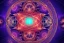 Placeholder: meditation, third eye, universe, fourth dimension, fractal, realistic, 8k, high quality, extreme detail, symmetrical, chakra, human