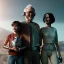 Placeholder: Ultra Realistic home family portrait. father. mother. daughter. alien pet. assistant robot. retro futuristic, star wars style. smile, happy. highly detailed, concept art, unreal engine 5, ray tracing, RTX, lumen lighting, ultra detail, volumetric lighting, 3d, finely drawn, high definition, high resolution.