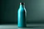 Placeholder: generate an photorealistic image of a minimalist drinks bottle with a logo design on it