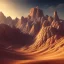 Placeholder: desert, great mountains, wind, night sky, landscape, high detailed, hyperrealisme, sharp focus