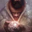 Placeholder: Insanely detailed landscape of an “D&D twilight cleric holding glowing D20” with intricate detailed beard,high and tight hair cut,40 years old, intricate clothing, hyperdetailed painting by Ismail Inceoglu Huang Guangjian and Dan Witz CGSociety ZBrush Central fantasy art album cover art,8K, hdr, mysterious, flickeringlights ,Stoic