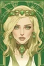 Placeholder: портрет принцессы ирулан космос будущее фантастика арт деко драгоценности блондинка зеленые глаза