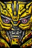 Placeholder: Transformer face portrait painting.