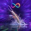 Placeholder: infinity symbol ∞ with vibrant powerful shrimp jumping out of the water, striking, neon, chiaroscuro, dramatic, captivating, powerful, fantasy, beautiful, octane render, 16k post-production, artstation: award-winning: atmospheric: commanding: fantastical: clarity: ultra quality: striking: brilliance: stunning colors: amazing depth; lens: f/11, 35mm