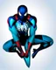 Placeholder: spider-man as DC blue lantern