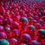 Placeholder: a field of 1000s of psychedelic psilocybin induced anatomically correct, skulls, vivid RANDOM BRIGHT neon colors, dark comedy, well lit, high detail, photorealistic, horrorcore, fun, scary, none featured, each a different color or hue,