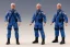 Placeholder:  Mike Pence as G.I. Joe toy Doll figure With a pistol space force Commander Blue fabric uniform, black Moonboot in a clear package hangtag