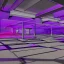 Placeholder: inside of military weapons testing area, synthwave, purple lighting, photorealistic, unreal engine, digital art, looming light