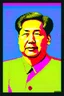 Placeholder: pop art pixels 1000 images warhol style x chairman mao ze dong portrait