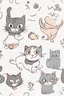 Placeholder: simple picture for toddlers, cat, disney and pixar style,