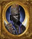 Placeholder: portrait de Papa Legba, roi des zombies , baron samedi, prince des ténèbres, marchand d'âmes, vaudou haïtien , avec chapeau haut de forme, caricature, halo d'énergie autour de lui, très coloré, très détaillé, très intriqué, très réaliste, très précis, angle parfait, reflets discrets, magnifique,majestueux, royal, arrière plan nuit étoilé , hdr, 16k, octane effect, unreal engine, cinema 4d